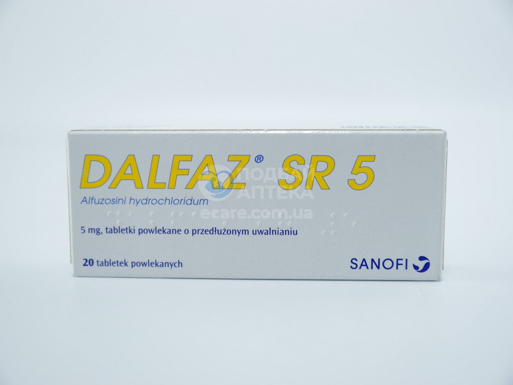 Дальфаз SR5 5 мг, №20 – таблетки – ПОДБАЙ АПТЕКА